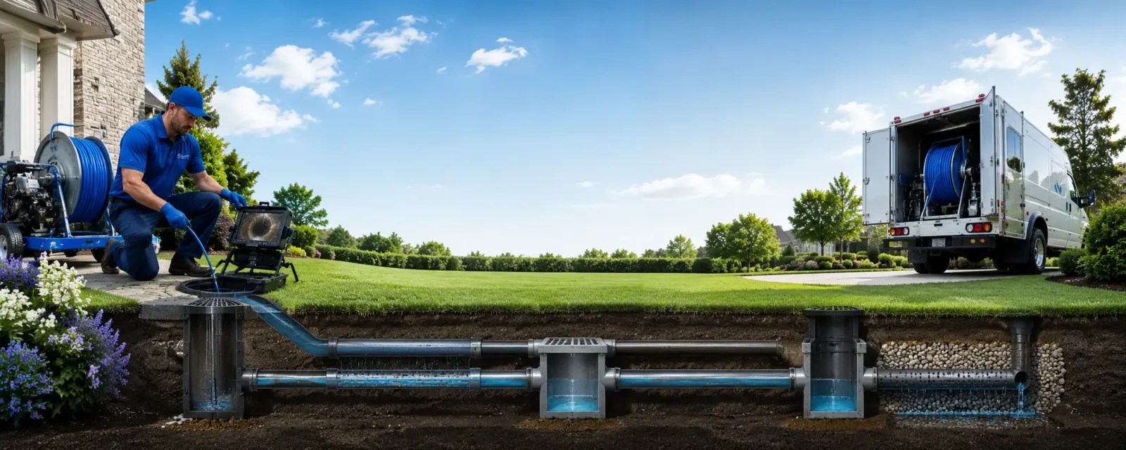 Outdoor drain cleaning information for Morley, IA
